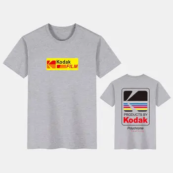 Japonski T-Majice Harajuku kodak Natisnjeni Kratek Rokav T-Majice Moške Ženske 2020 Poletje Priložnostne Bombaž Hip Hop Ulične Tees Vrhovi