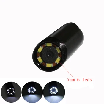 JCWHCAM 7mm M 10M Kabla USB-Endoskop 6 LED Prenosni Android Endoskop Fotoaparat OTG Mobilni Telefon 2 V 1 Fleksibilen Endoskop Cam