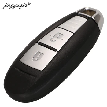 Jingyuqin Prvotno 2 Gumb Smart brez ključa za Daljinsko Ključni Fob za Suzuki 5-CROSS SX4 VITARA SWIFT 315/433MHZ z ID47 čip