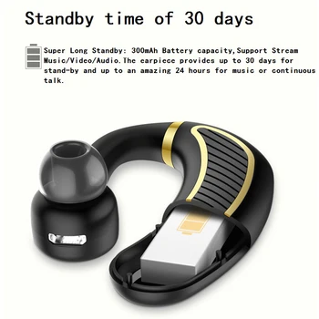 K21 brezžične bluetooth Slušalke z polnjenjem bin Slušalke Prostoročne stereo držalo za uho Slušalke Za Xiaomi Samsung Telefon Huawei