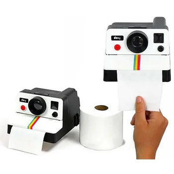 Kakovost Retro Fotoaparat Polaroid Obliko Tkiva Škatle Ustvarjalne Visi Trak Papirja Skladiščenje Imetnik Wc, Kopalnica, Dekorativni Umetnine