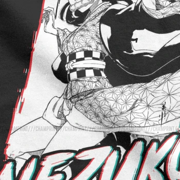 Kamado Nezuko T-Shirt Moški Bombaž Majica Demon Slayer Kimetsu Ne Yaiba Tanjirou Anime Manga Kratek Rokav Tee Shirt 4XL 5XL Vrhovi