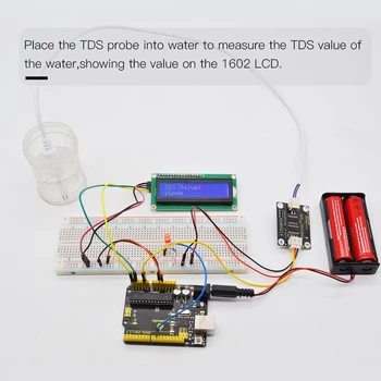 Keyestudio TDS Meter V1.0 Odbor modul Vode Merilnik Filter za Merjenje Kakovosti Vode za Arduino,Raspberry pi,BBC micro:bitunor3
