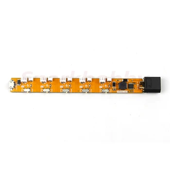 KINGKONG 1S 3,7 V 5-NAČIN USB Polnilnik 2-4S Lipo Powerd 200mah 500mah Switchable Inductrix DROBNE 6/7 Vzporedni Priključek za polnilnik DIY