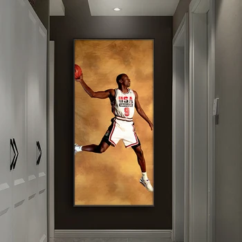 Klasične Košarka supre star Moderne slike Kobe Bryant tisk na Platno Stensko umetnosti Slikarstva za dnevno Sobo umetnine Doma Dekor