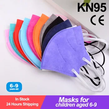 Kn95 otrok Maske ffp2 obrazno masko za enkratno uporabo Maska 95% filter za masko, Zaščitno Earloops Masko fpp2 masko mascarillas certificadas