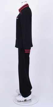 Kuroko Ni Košarka (Kuroko JE Košarka) Touou Visoka Šola Aomine Daiki Black Long Sleeve Jersey Enotno Cosplay Kostum