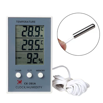 LCD-Digitalni Termometer, Higrometer Temperatura Vlažnost Merilnik Tester