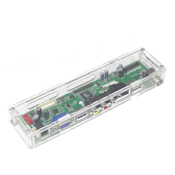 LED/LCD-zaslon krmilnik odbor prozorno plastično zaščitno ohišje Za našo TV/M. NT68676/EDP/2AV gonilnik krmilnika motherboard