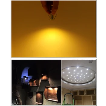LED mini pozornosti 13MM vgrajeni zaslon kabinet razsvetljavo DC12V gospodinjski strop dekoracijo DIY stropne luči majhne downlight