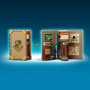 LEGO Harry Potter Bradavičarke Herbology Trenutek Razred 76384 Zbirateljske Knjiga, Igrača Potovanja Primeru Prenosni Playset Građevno Igra Igrače