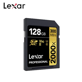 Lexa Strokovno 2000x SDHC SDXC UHS-II Kartice SD 32GB 64GB 128GB do 300MB/s V90 Razred SD Kartica Za Profesionalne Uporabnike