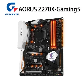 LGA 1151 Gigabyte AORUS Z270X-Gaming 5 matična plošča Intel Z270 DDR4 64GB PCI-E 3.0 U. 2 M. 2 HDMI Overlocking Z270 Placa-Mãe 1151