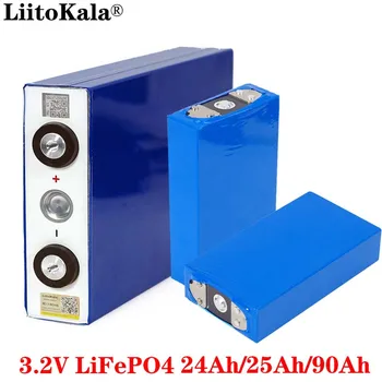 Liitokala 3.2 V 24Ah 25Ah 90Ah LiFePO4 baterije Litij-železo phospha Velike zmogljivosti, motorno kolo, Električni Avto, motor baterije