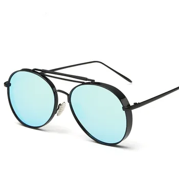 LONSY Moda Dvojno Most Steampunk sončna Očala Ženske Premaz Unisex sončna Očala blagovne Znamke Oblikovalec Letnik Sunglass UV400 Oculos