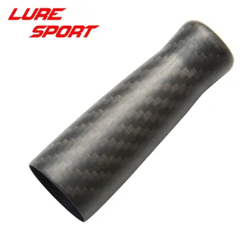 LureSport 2pcs tkane 3K Carbon Oprijem Konične oblike 76mm 53mm EVA ročaj v rit strani Palico Stavbe komponenta Palico Popravila DIY prazno