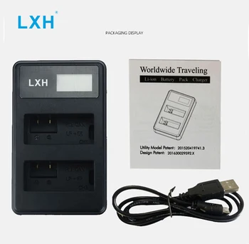 LXH NP-W126 LCD Fotoaparata baterije dvojni Polnilec Za FUJIFILM X-X Pro2-T2 X-T20 X-T10 X-E2S DSLR Fotoaparat NP-W126 baterije Polnilnik USB