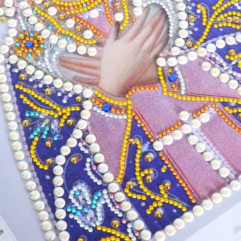 Madonna DIY 5D Diamond Slikarstva Posebno Oblikovan Delni Svedrov Navzkrižno Šiv Kompleti Diamond Mozaik Madonna Doma Soba Dekoracijo
