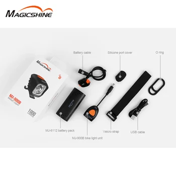 Magicshine Kolesarske Luči Spredaj, Bluetooth Svetilke Za Kolesa Svetilka LED Kolesarjenje USB Polnjenje 18650 Baterijo, kolesarske Opreme,