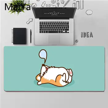 Maiya Vrh Kakovosti Lepa Žival Welsh Corgi Meri laptop Gaming mouse pad Brezplačna Dostava Velik Miško, Tipke Tipkovnice Mat