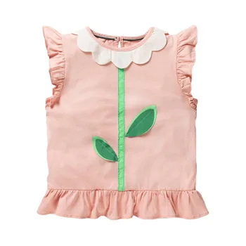 Malo maven trgovini majice Baby Dekleta Tshirt za Mavrica Star Dekleta Otrok Kratek Rokav Bombaž Otroci Roza Oblačila