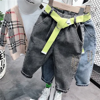 Malčka Fantje Jeans Priložnostne Korejski Traper Hlače Za Fantka 2 3 4 5 6 Letih Baby Boy Hlače Jeseni Nov Prihod Otrok, Fant Jeans 2020