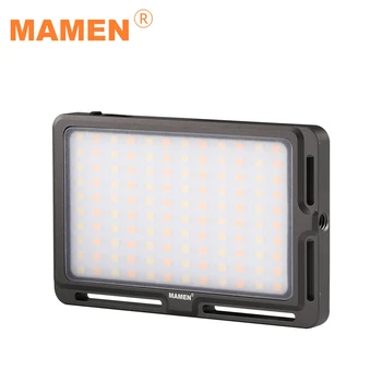 MAMEN 3000-6500K Profesionalni LED Video Fill Light Z 120pcs LED Za DSLR Fotoaparata v Telefonu Video Selfie Svetloba, Osvetlitev z Bliskavico