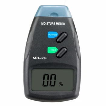 MD-2 G 5%-40% Digitalni Les Vlago Meter 2-Pin Lesa Detektor Bambusa Vlažno Tester Higrometer Vlažnost Analizator z LCD Zaslonom
