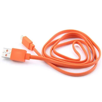 Micro USB Hitro Polnilnik Ravno Kabel Kabel za JBL Flip 3 4 Impulza 2 Orange 1M/3 metrov