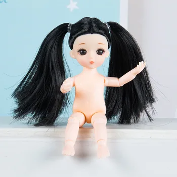 Mini 16 cm BJD Baby Doll 13 Premično Spojen Lutke Igrače Golo Gola Telesa Modne Lutke Igrača za Dekleta Darilo