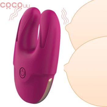 Mini U Oblike, G-Spot Vibrator 7 Hitrosti Klitoris Sex Igrača za Ženske Silikonske Prsne Massager Nastavek Klitoris Stimulator za ponovno Polnjenje