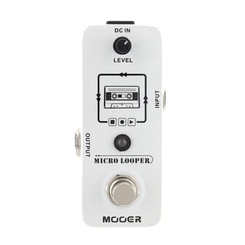 Mooer Mikro looper Mini Zanke snemanje Efekt Pedal za Električno Kitaro, True Bypass