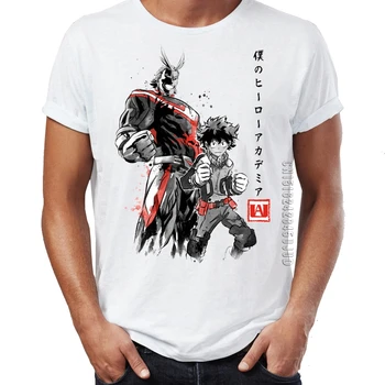 Moška Majica s kratkimi rokavi Moj Junak Univerzami Deku in Bi Vsi Manga Anime Super Umetnine T-majice Homme Grafični Vrhovi & Tees O-Vratu Camiseta