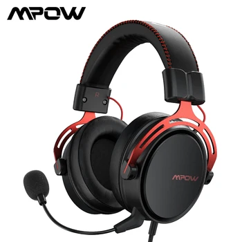 Mpow Zraka SE Gaming Slušalke Žične Surround Zvok Gaming Slušalke z šumov Mic-Line Nadzor za PC