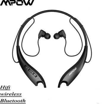 Mpow Čeljusti 5Gen Bluetooth 5.0 Slušalke Z Mikrofonom Kristalno Jasno 18H Izjemno Dolgo Življenjsko dobo Baterije Hi-fi Stereo Športne Slušalke