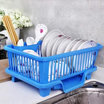 Multifunkcijski Novi Tovarni Za Neposredno Prodajo Plastičnega Kuhinjo Gospodinjskih Možganov Jed Rack Dishware Rack In Palčke Za Shranjevanje Rack
