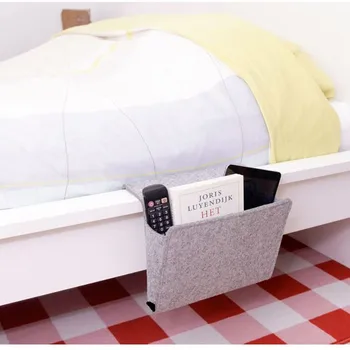 Multifunkcijski počutil postelji kavč rack hramba polje revija smart phone remote control skladiščenje vrečka žep