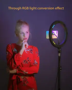 Nadgradili Velikih LED Obroč Svetlobe s Stojalom Zatemniti Selfie Obroč Svetlobe Selfie Svetlobni Obroč Lučka Za Tik Tok Ličila Video, Fotografija