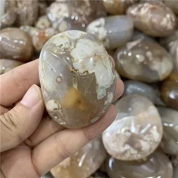 Najboljše prodajne cene 1000g naravna češnja agate polirani gemstone reiki healing kristali padle palm kamen za dom dekoracija