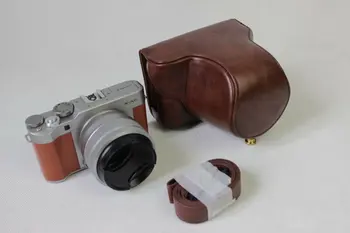 Namenjen Pu Usnje Fotoaparat Primeru Polno Vrečko Kritje Za Fujifilm XA7 XA5 FujiXA20 XA10 S Traku