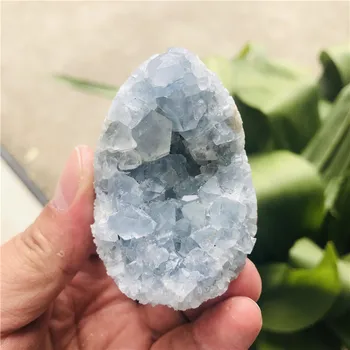 Naravna Modra Celestite Mineralne Zdravilne Crystal Grozdov Geode Nezakonitih Gem Kamen Doma Dekoracijo Vzorec