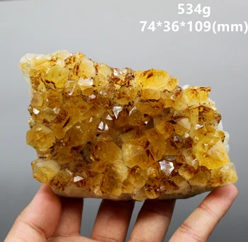 Naravni Citrine Gruče mineralnih vzorcu Quartz Kamni in Zdravilnimi kristali kristal