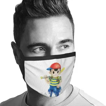 Ness Proti Prahu za Večkratno uporabo DIY Masko Ness Earthbound Smash Bros Smash Bros Končni Nintendo Nintendo Stikalo za Super Nintendo