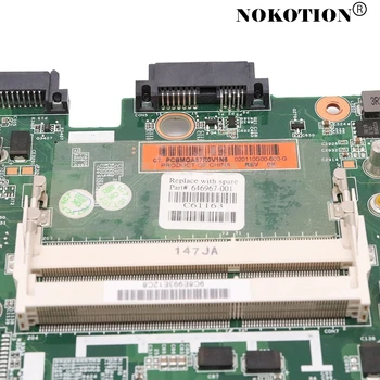 NOKOTION 646967-001 Prenosni računalnik z matično ploščo za HP EliteBook 8560P 6560B Mainboard QM67 DDR3 HD 6470M celoten test
