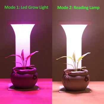 Notranja Namizno Rastejo Svetlobe Za Rastline USB Števec LED Rastejo Luči Ffs Lučka Celoten Spekter IR VU Led Luč Za Sočna Cvetje Kaktus