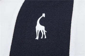 Nov Poletni Žirafa blagovne Znamke Hip Hop T-Shirt Moški Priložnostne O-vratu Ulične Mozaik Moške majice Bombaž Visoke Kakovosti Majica s kratkimi rokavi Moški