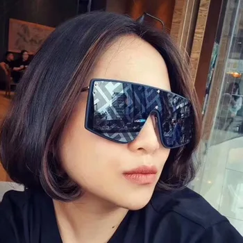 Nov prihod 2020 futuristična sončna očala ženske moški pravokotnik moda fendii sončna očala prevelik festival oculos de sol feminino