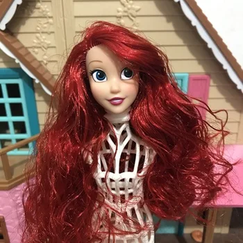 Nova blagovna znamka visoko kakovostnih 2020 dolge lase najnovejše princesa lutka omejeno zbirko antičnih lutke arier morska deklica glavo diy