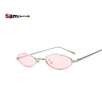Nova Moda Mala Okrogla sončna Očala Ženske blagovne Znamke Letnik Očala Kovinski Okvir HD UV400 Leče, sončna Očala Odtenki Očala
