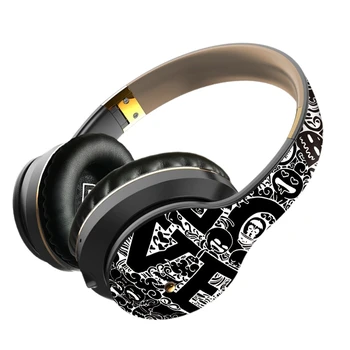 Nove Brezžične Bluetooth Slušalke, Dvostranski Stereo Zvočnik Bluetooth 5.0 Zložljive Grafiti Različica Športne Slušalke